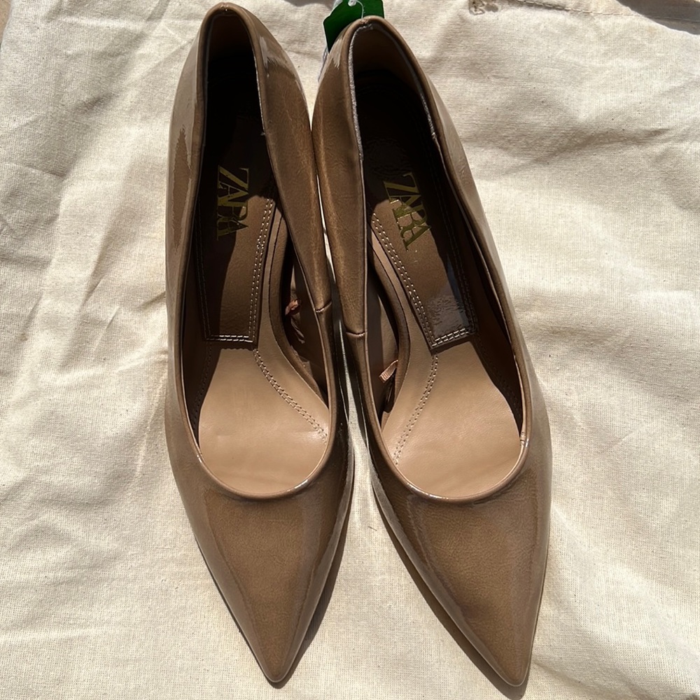 Zara nude heels